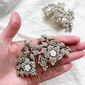 Sterling silver brides headpiece